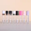 Storage Bottles White Pink Rose Gold Lip Tint Tubes 6ml Clear Empty Tube Container Organize Lipstick Refillable Gloss