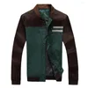 Men's Jackets Men Jacket Long Sleeves Super Soft Coat Contrast Color Buttons Outerwear