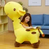 Plush Dolls 4070CM Cartoon Giraffe Toys Stuffed Lovely Animal Deer Pillow Home Decor Cushion Kids Girls Birthday Xmas Gift 230303