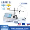 Zonesun Máquina de enchimento de líquido bocais duplos de água de bebida de suco de retenção de perfume de ajuste de água de combinação de água de água ZS-dpyt2p