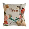 Oreiller Vintage Cyclist Beauty Cover Housse De Coussin 45 Oreillers Décoratifs Nordic Home Decor