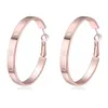 earrings designer for women gold color plated hoop 4.6cm hoop earrings for women wedding bridesmaid jewelry