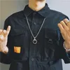 Naszyjniki wiszące europejskie i amerykańskie moda hip -hopowa marka osobowość łańcuch sweter łańcuch czaszki rąk Pierścień Cross Naszyjnik