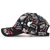 Czapki piłki mody Graffiti Cap Baseball Cap Bawełna Czapka Outdood Caśnik Mężczyźni Kobiety Summer Regulowane Czapki rozrywkowe 230303