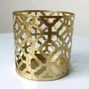 Feestdecoratie Noordse gouden holle kaarsenhouder Smeedijzeren kandelaar kerstdecoraties voor thuisbasis Decor ornament