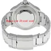 Fabriksleverantör Luxury Watches 40 Dark Rhodium Dial Steel Men's Watch Automatic Mens Watch Wurn Watches315b