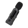 Microphones sans fil Microphone réduction du bruit Lavalier Signal Stable avec boîtier de charge pour téléphone portable ordinateur portable jeu en direct