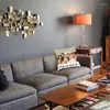 Kussen moderne grappige tv -show vrienden sofa cover fluwelen case decoratie