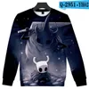 Herren Hoodies Hollow Knight Team Cherry 3D-Druck Sweatshirts Farbabstimmung Cool Loose Top Casual Sweatshirt Streetwear Lover Kleidung