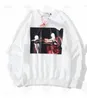 Heren Hoodies Winter Hip Hop Men Offs Streetwear Letter Hoodie Man Designers Hooded Skateboards White Hoody High Street Pullover