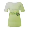 Women's T Shirts St. Patrick's Day Leaf Printed Blusas And For Women Kawaii Clothes Blouses Harajuku Tops Casual Fall