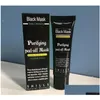 Inne narzędzia do pielęgnacji skóry maska ​​ssąca Black Ssaction Antiaging 50 ml szyliny głębokie oczyszczanie oczyszczanie obrzyku z twarzy Usuń maski zaskórne Drop de dhs1k