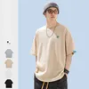 Men's T-Shirts Casual Men's Waffle Short Sleeve T-shirt Men's 2022 Spring Summer New Simple Loose T-shirt Couple Clothes Unisex Streetwear G230303