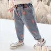 Jeans Girls Fl Heart Autumn Spring Toddler Kids Clothes Children Trousers For Baby Girl Drop Delivery Maternity Clothing Dhoc8