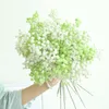 Decorative Flowers 10pcs/lot Artificial Gypsophila Flower Five Color Soft Glue Fake Silk Wedding Party Bouquet Home Decoration Wall