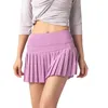 Skirts Tennis Women Golf Pleated Pantskirt Sports Fitness Shorts Pocket High Waist Yoga Running Skirt Gym Clothing