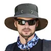 Wide Brim Hats Bucket W22 Mens and Womens Fishing Netholes Circulate Outer Space Shaking Mountains Sun Casual Summer Style 230303