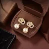 Projektantka Letter Stud Earing Women Fashion Hoop Jewelry Metal V Earring Asffvcx Bardzo dobrze