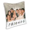 Poduszka Modern Funny TV Show Friends Sofa Cover Velvet Case Dekoracja