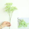 Decorative Flowers 10pcs/lot Artificial Gypsophila Flower Five Color Soft Glue Fake Silk Wedding Party Bouquet Home Decoration Wall