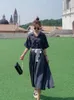 Casual Dresses Maje Hoydsn French Women Maxi Party Long Shirt Elegant Dress In Summer 2023 Vestido Vestidos De Fiesta