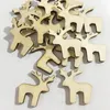 Christmas Decorations Natural Wood Ornaments Reindeer Tree Snowflakes Bell Santa Star For Home Party 50Pcs