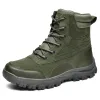 Botas táticas anti-esqui de combate ao ar livre Botas militares como sapatos de treinamento para o deserto ao ar livre montanhismo de sapatos altos 035