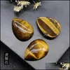 Stone 18x25mm platt rygg diverse löst tårhytt Cabochons pärlor för smycken som gör vattendropp läkande kristall grossist droppe Deliv DHT62