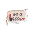 Cosmetic Bags Lipstick Girl Printing Bag Women Waterproof Makeup Pouch Portable Travel Wash Large Capacity Letter Beauty Case