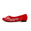 Chaussures chinoises à talons hauts rouges, Cheongsam de mariée A022801, livraison directe, accessoires d'événements de fête Dhjf9