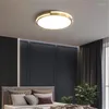 Plafoniere Moderne luci a LED per camera da letto Soggiorno Decorazione domestica in rame romantico caldo semplice