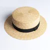 Chapeaux à large bord chapeau de paille de blé casquettes casquette femme été femmes 2023 plage femmes dames hommes Panama élégant plat HatWide