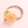 16061 Non-woven Rose Headband For Girls Kids Handmade Hair Band Cute Baby Headwear Super Soft Children Headbands