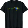 Men's T-Shirts Brazil Flag Heartbeat Brasil Men T-Shirt 100% COTTON O-Neck Men Clothing G230303