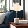 Glass table lamp modern luxury interior decorative led table light 20cm width 54cm height for hotel home living room bedroom bedside dining study room decor