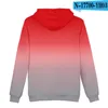 Men's Hoodies Women's Hoodie Sweatshirt 2023 Fashion And Gradient Color Hooded Winter Autumn Red High Quality Casual Hip Hop