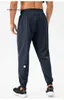 Jogger LL Hommes Pantalons Longs Sport Yoga Outfit Cyclisme Cordon Gym Poches Pantalons De Survêtement Pantalons Hommes Casual Taille Élastique fitness699