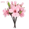 Flores decorativas grinaldas 2 cabeças artificiais folhas falsas Magnolia Floral Bouquet Flores Decoração de casa de casa simulada simulada