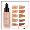 Foundation Liquid 10 Colors Moisturizer Facial Basic Make Up Moisture Varaktande delikat pulver 20 ml Drop Leverans Health Beauty Makeu DHZR4