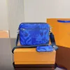 مصمم حقيبة Messenger 3pcs مجموعة Pochette للرجال أكياس الكتف Crossbody Graffiti Luxury Man Handbags محفظة محفظة حقيبة أزياء