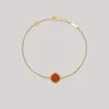 Blue Lucky Grass Enkele armband Bangle Chain Goud Agaat Shell Parelmoer voor Bruiloft Moederdag Sieraden Dames Geschenken