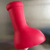 Designer Head Rain Boots Outdoor Rubber Red Boot Man Woman Thick Bottom NonSlip Booties Fashion Platform Middle Tube Booty4220838