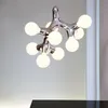 2023 new Chandelier Nordic molecular Pendant lamp Italian Living room Dining room bedside design sense villa E27 bulb Chandelier