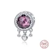 925 Стерлинговые цифровые цифровые круговые подвесные подвески Pandora Original Charms Bracelets Penden