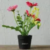 Decorative Flowers Lovely Artificial Plants With Pot Simulation Mini Bonsai Potted Placed Green Fake Table Decoration
