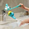 Keukenkranen kraan Extender kinderen hand wassen schoon artefact Universal Baby Cartoon Siliconen Extension Splashbestendige kraangids Sink J230303