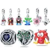 Ciondolo in argento sterling 925 per Pandora New Mother's Day Couple Mr. and Mrs. Potato Pendant Eye Pendant Accessories