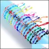 Bedelarmbanden zomer snoepkleur kwade oogarmband lucky knoop vriendschap sieraden mooie vrouwen mannen pseras drop levering dhvnk