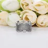 925 Silverkvinnor Fit Pandora Ring Original Heart Crown Fashion Rings Graved Logo Honeycomb Wavy Hollow Love Entwined Bow Blare