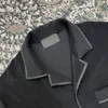 Мужские повседневные рубашки дизайнер высокопоставленные мужские черная рубашка для боулинга Комфортное хлопок европейский размер свободный издание роскошь в 13:00